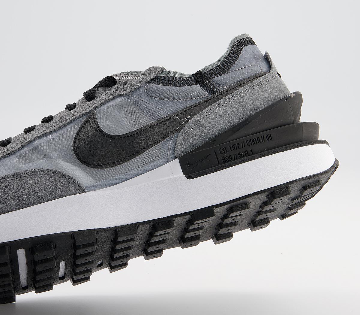 Nike Waffle One Trainers Nike Waffle One Trainers Cool Grey Black White Wolf Grey