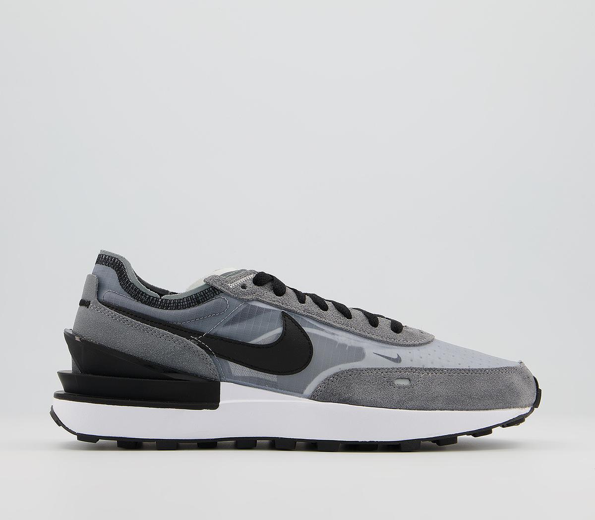 Nike waffle sales trainer cinza