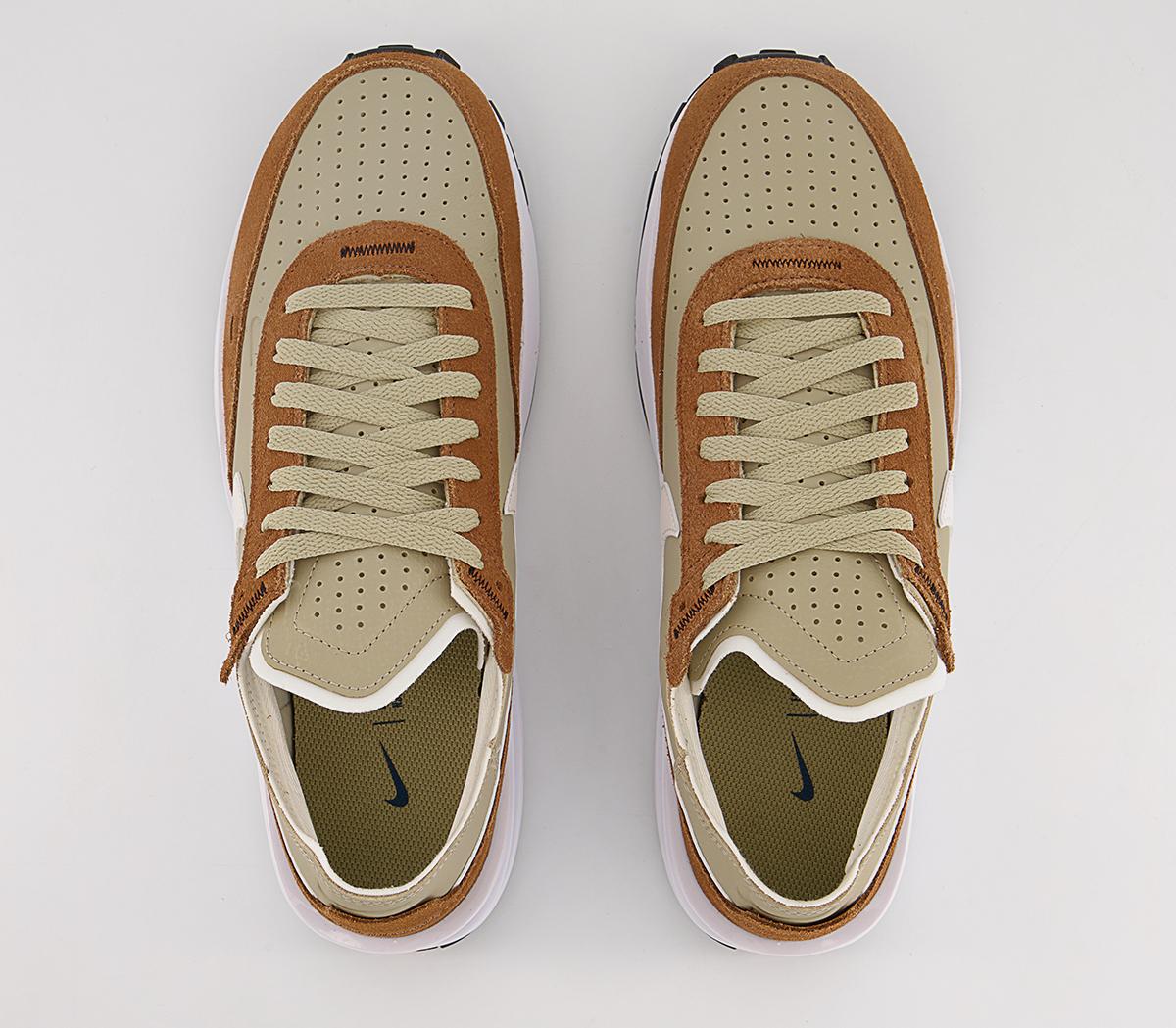 NikeNike Waffle One TrainersLimestone Habanero Red Leather
