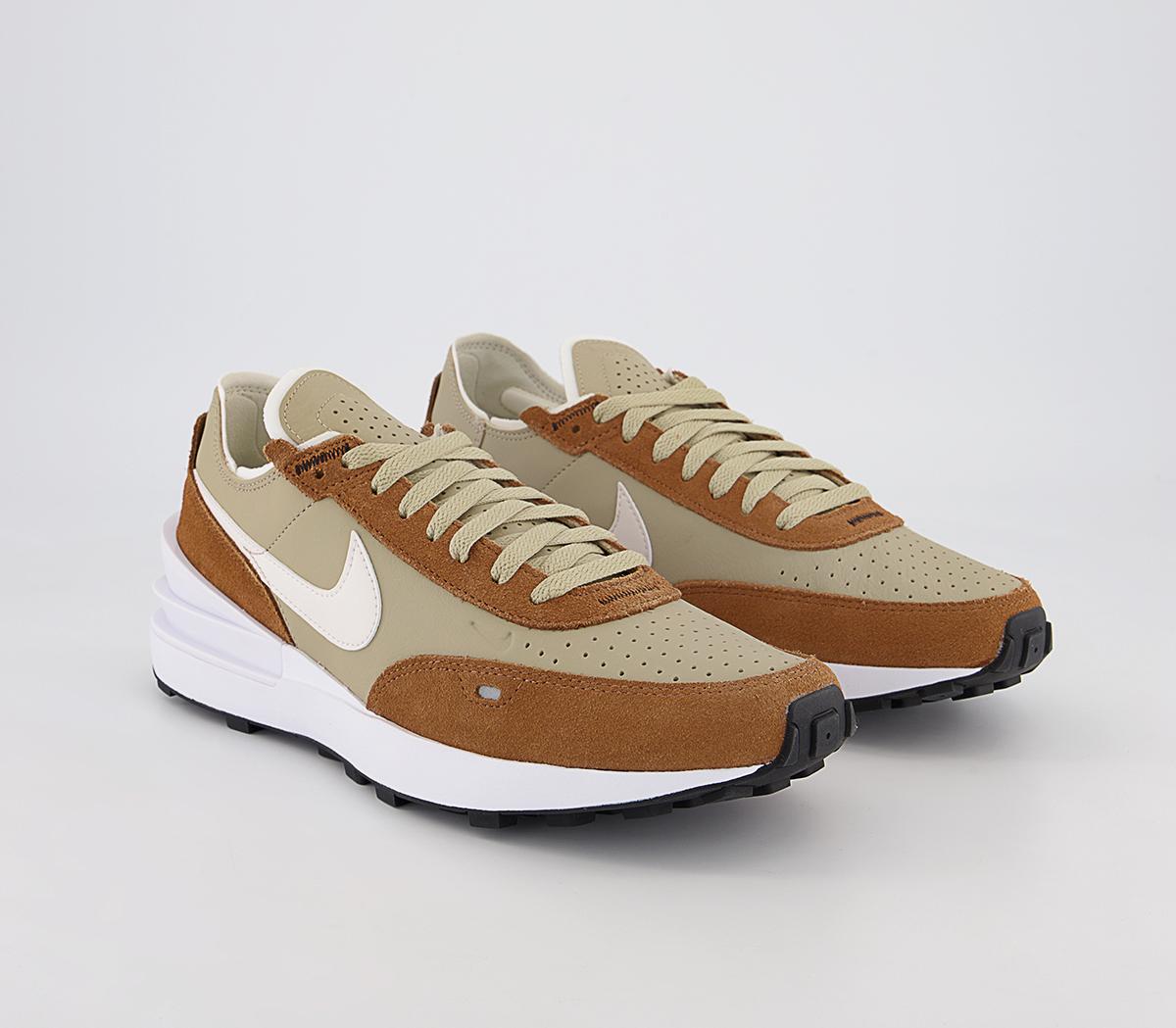 NikeNike Waffle One TrainersLimestone Habanero Red Leather