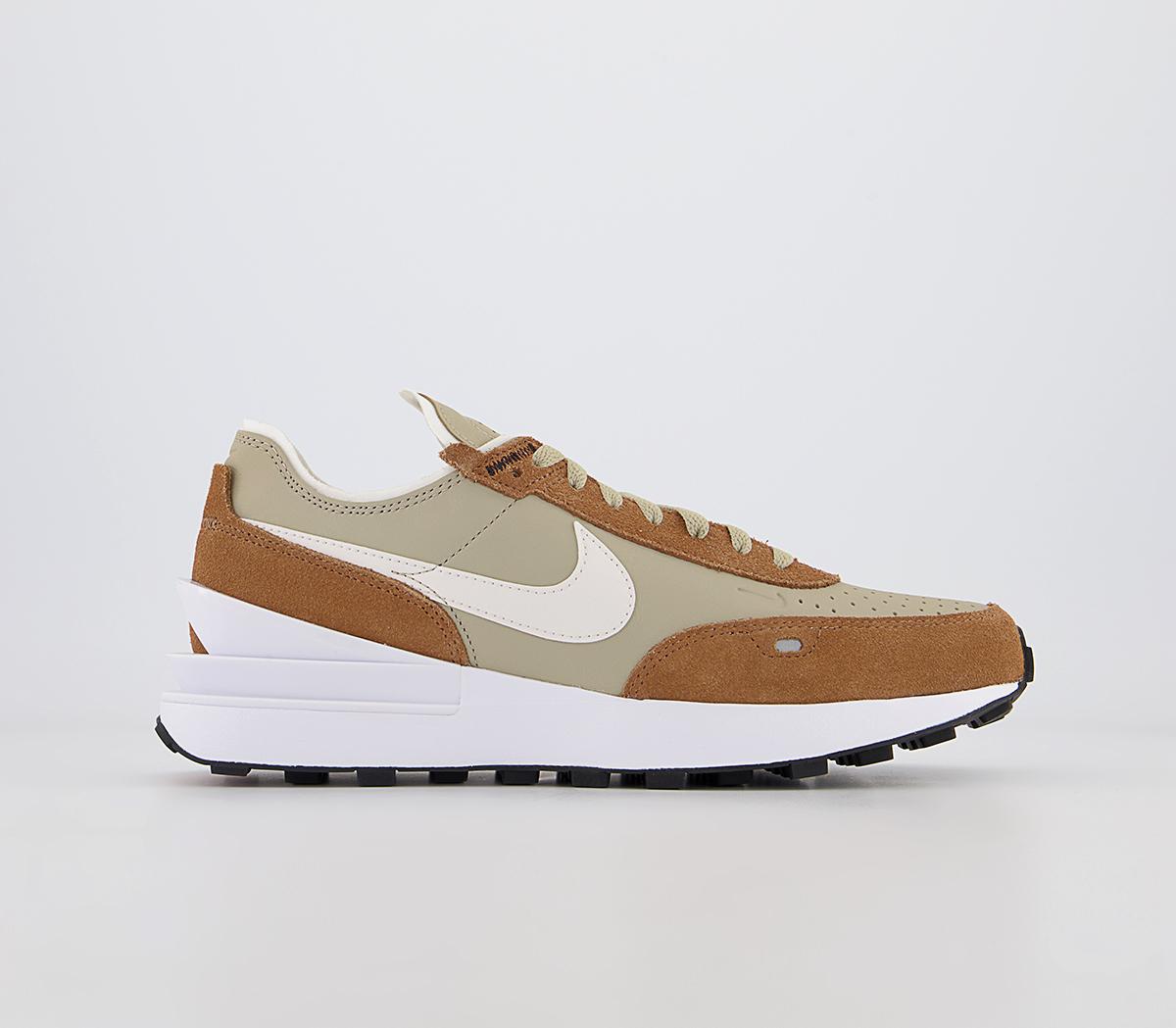 NikeNike Waffle One TrainersLimestone Habanero Red Leather