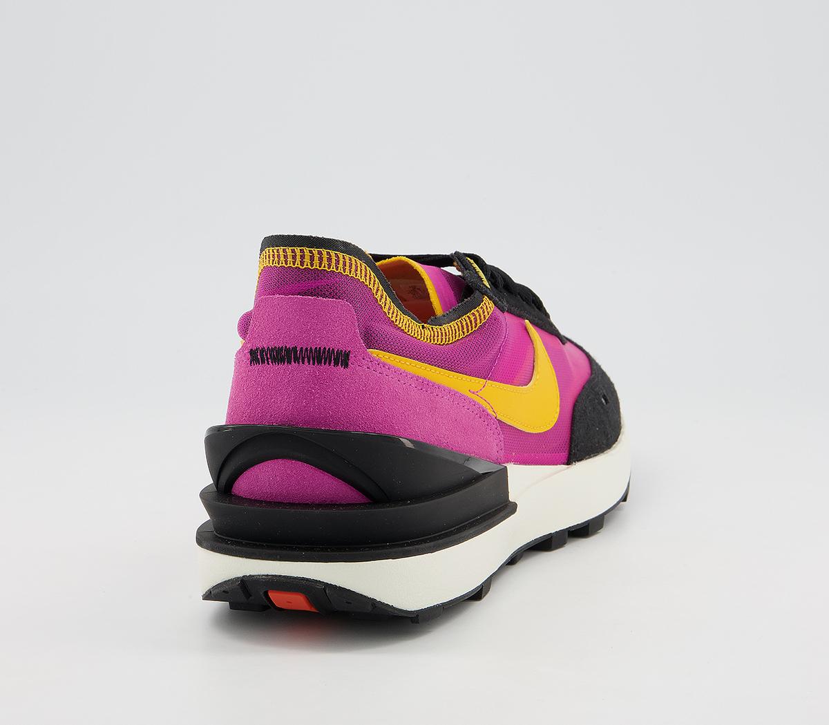 Nike Waffle One Trainers Nike Waffle One Trainers Fuchsia Gold Black Coconut Milk Silver Orange