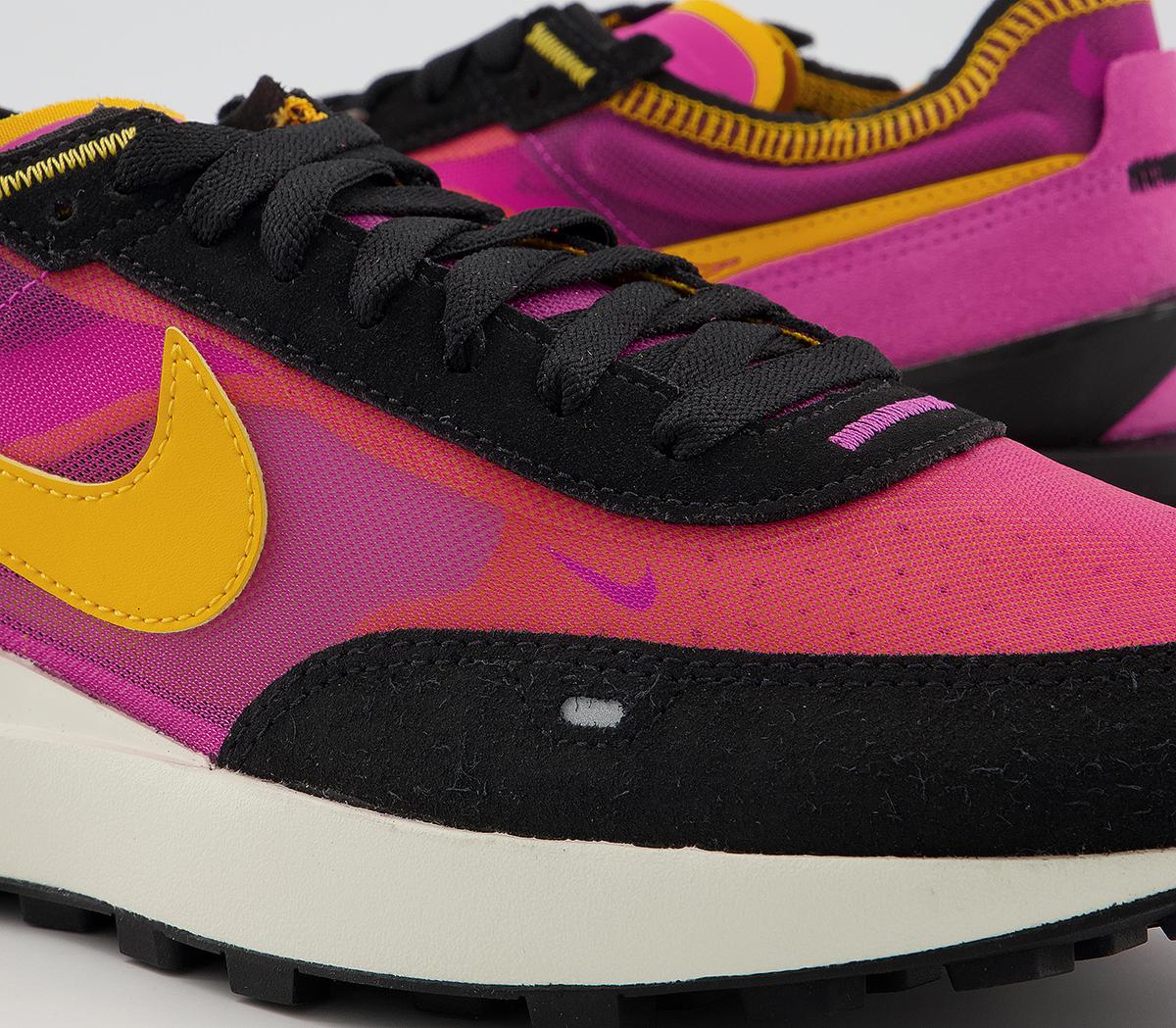Nike Waffle One Trainers Nike Waffle One Trainers Fuchsia Gold Black Coconut Milk Silver Orange