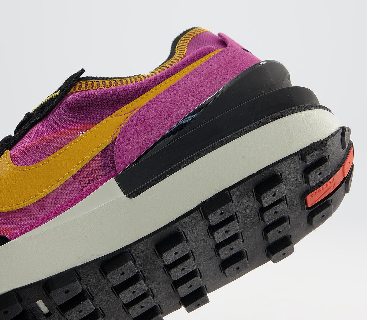 Nike Waffle One Trainers Nike Waffle One Trainers Fuchsia Gold Black Coconut Milk Silver Orange