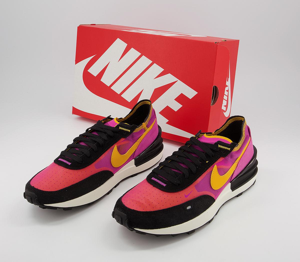 Nike Waffle One Trainers Nike Waffle One Trainers Fuchsia Gold Black Coconut Milk Silver Orange