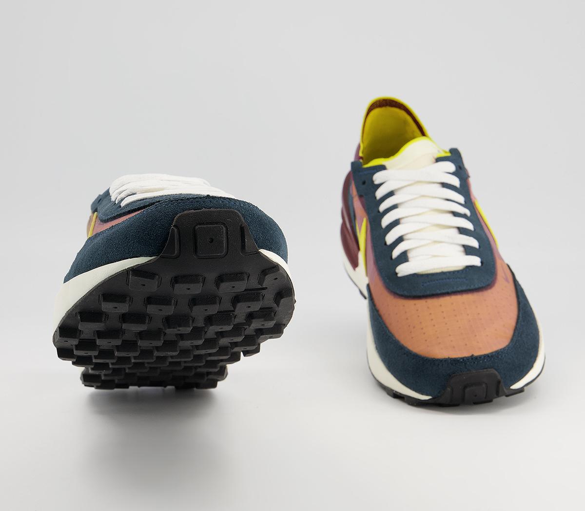 Nike Waffle One Trainers M Nike Waffle One Trainers M Dark Beetroot Yellow Strike Armory Navy