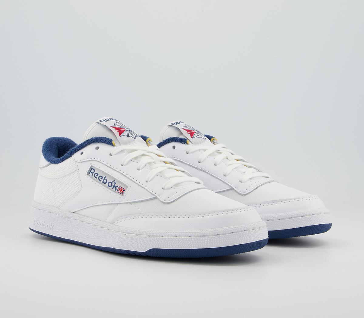 Reebok Club C 1985 Tv Trainers White Blue - Unisex Sports