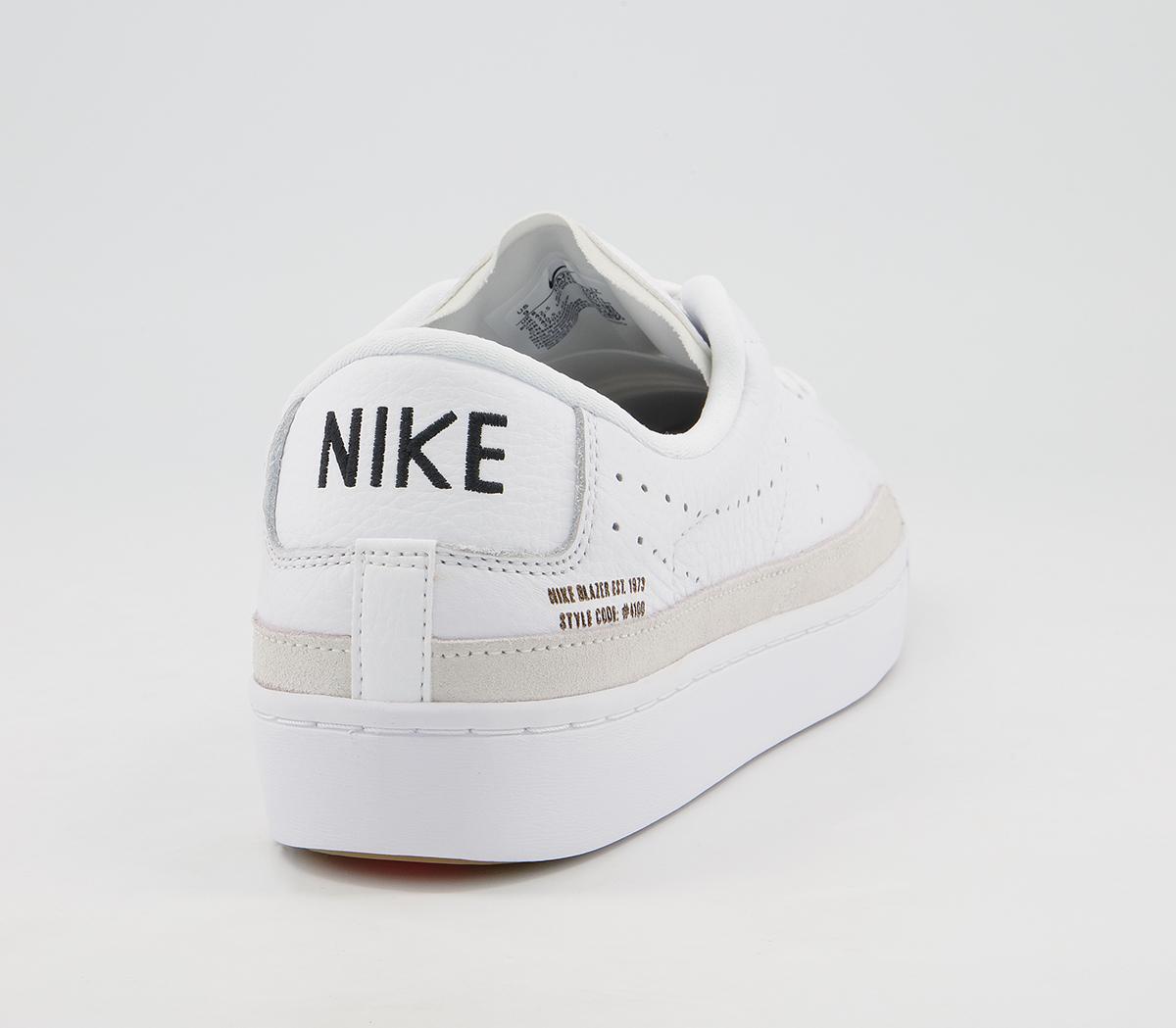 Nike Blazer Low X Trainers Nike Blazer Low X Trainers White Black Summit White Gum Brown Orange