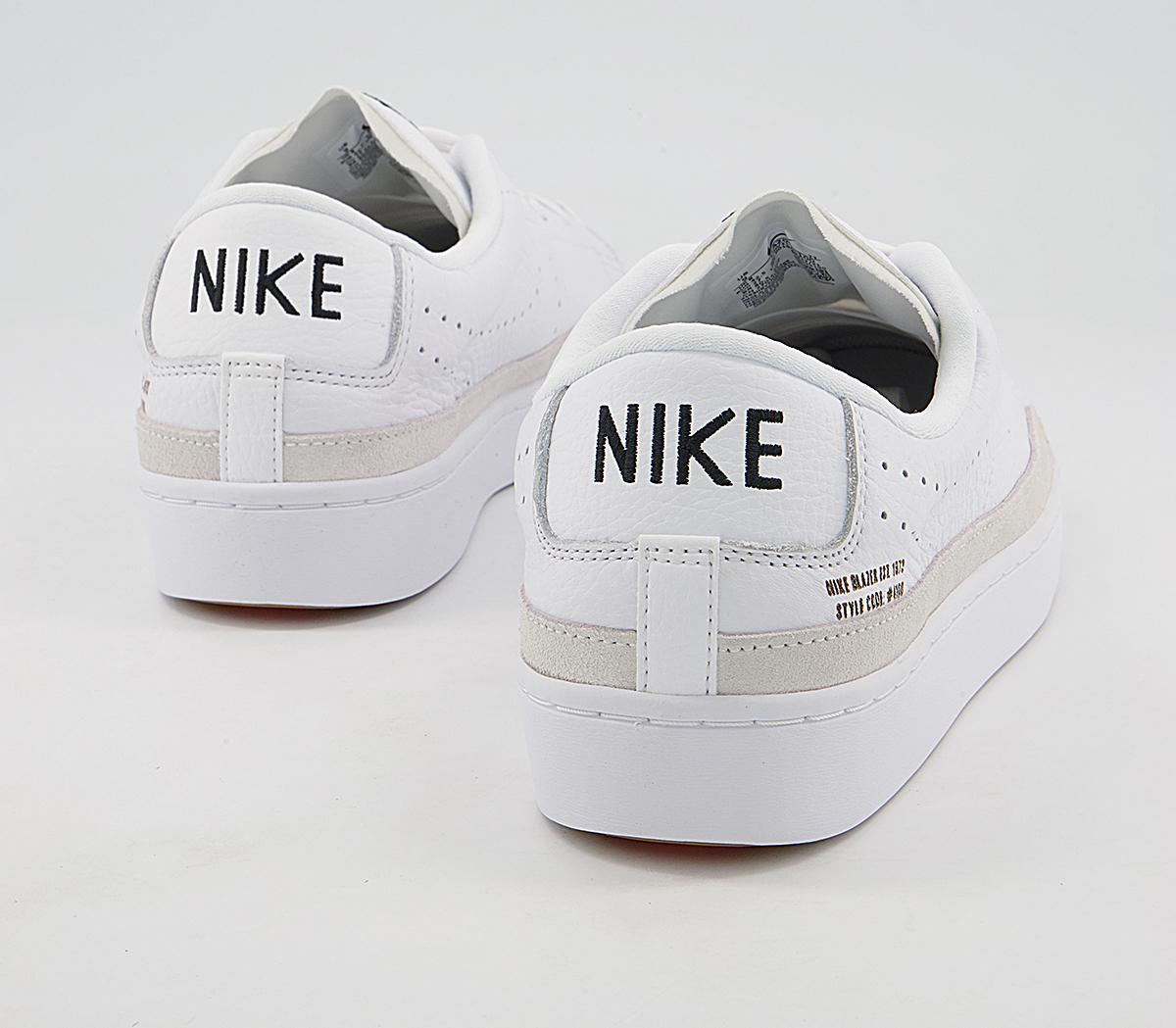 Nike Blazer Low X Trainers Nike Blazer Low X Trainers White Black Summit White Gum Brown Orange