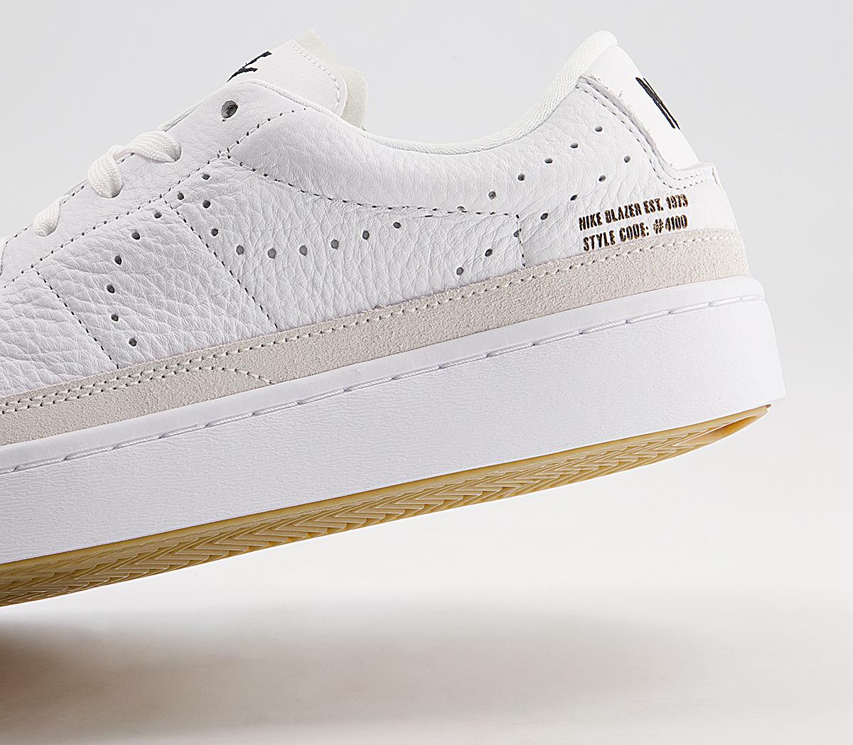 Nike Blazer Low X Trainers Nike Blazer Low X Trainers White Black Summit White Gum Brown Orange