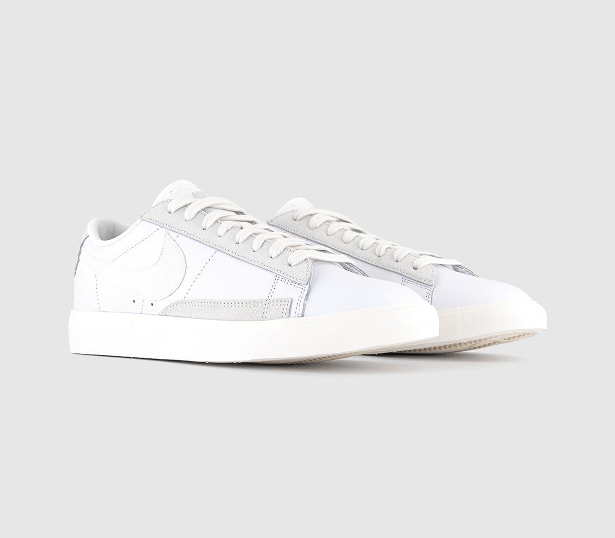 Nike Blazer Low Trainers White Sail Platinum Tint - Nike Blazer