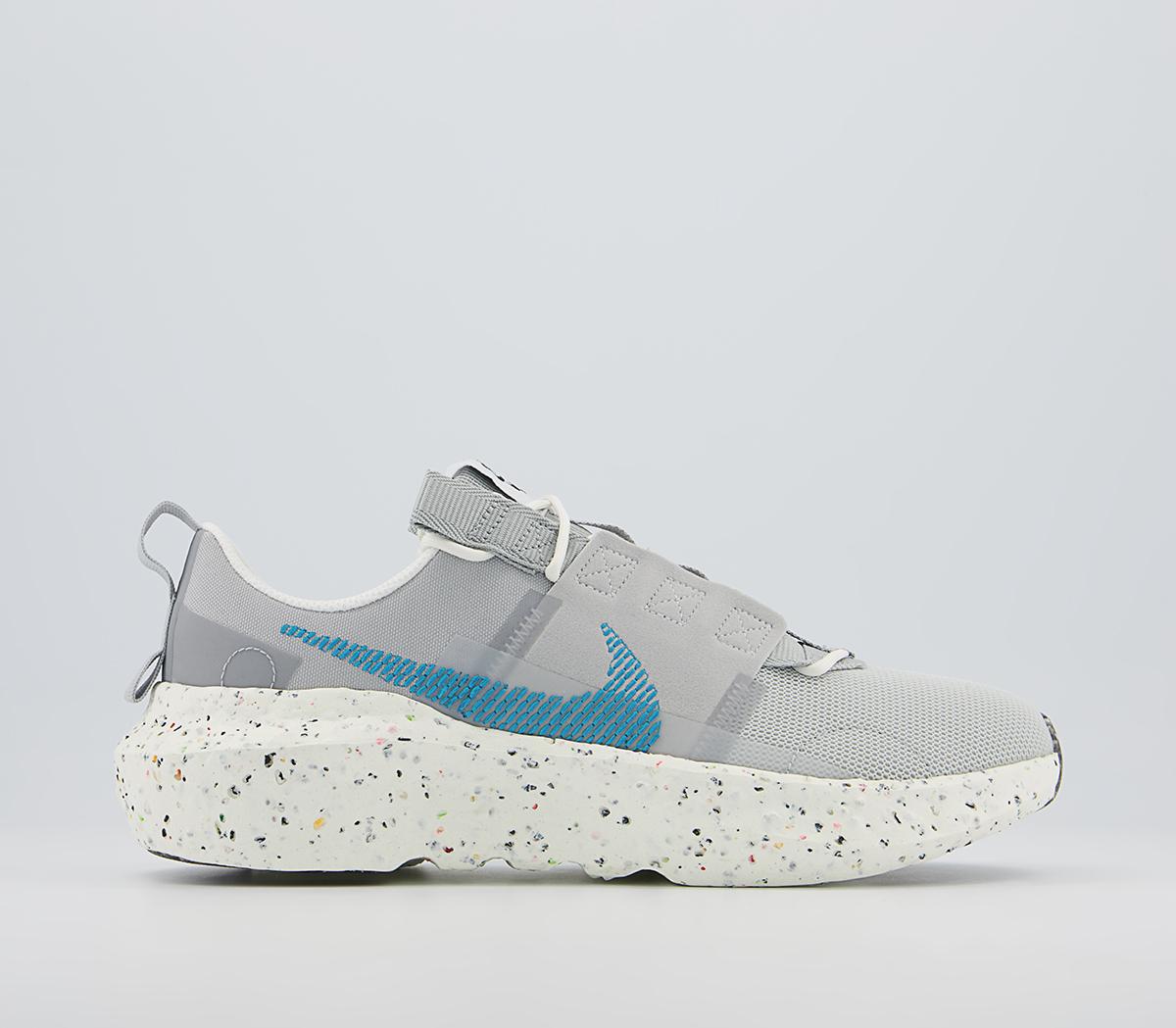 NikeCrater Impact Trainers MGrey Fog Cyber Teal Smoke Grey Sail