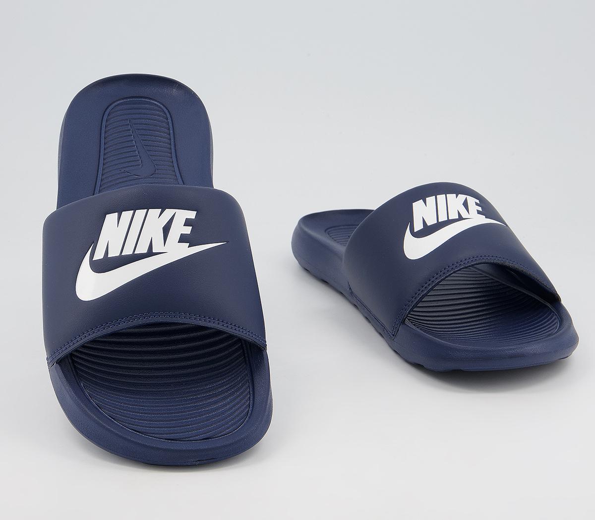 Nike Victori One Slides Navy - Men’s Sandals