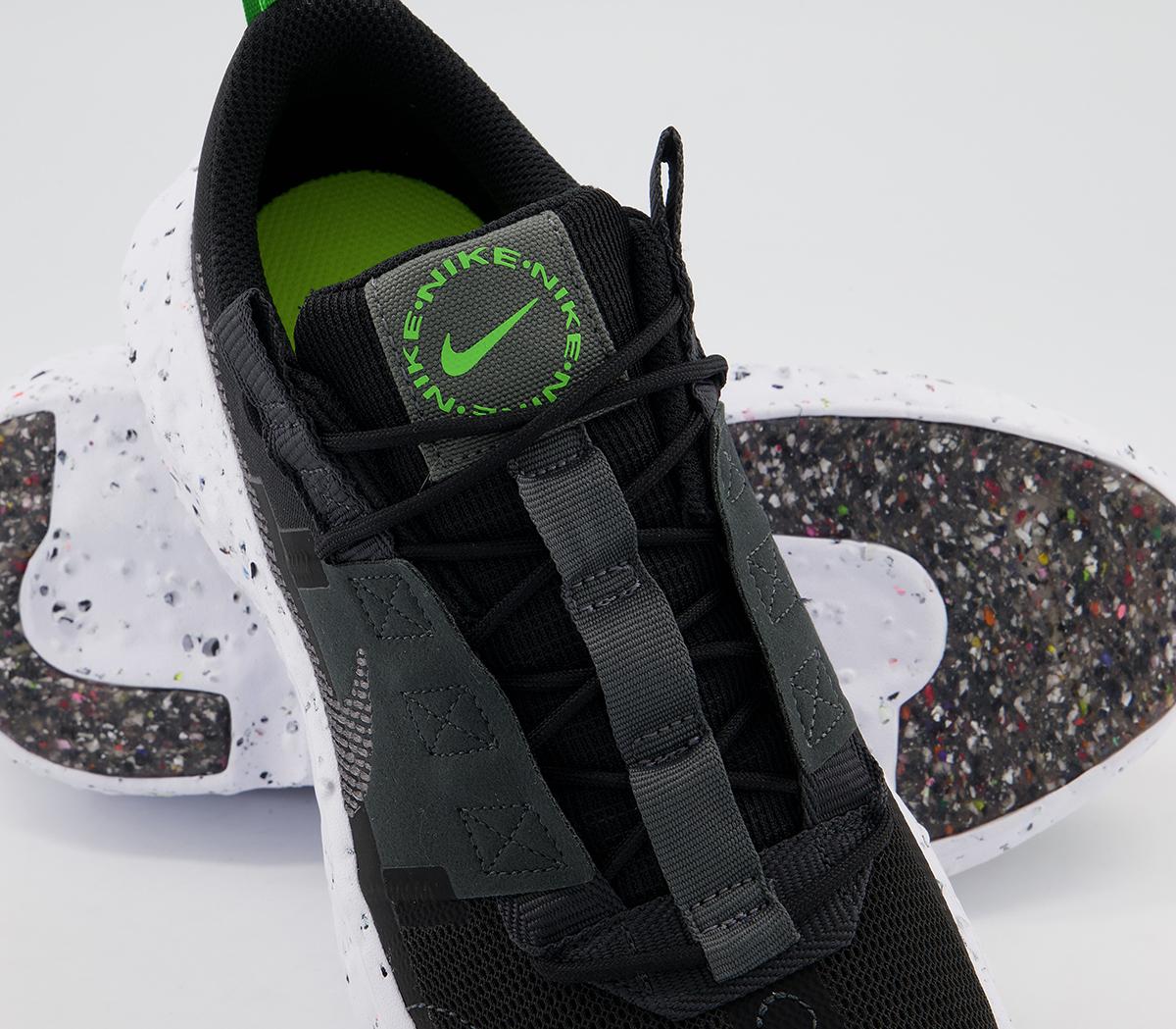 Nike Crater Impact Trainers Nike Crater Impact Trainers Black Iron Grey Dark Smoke Grey Green White