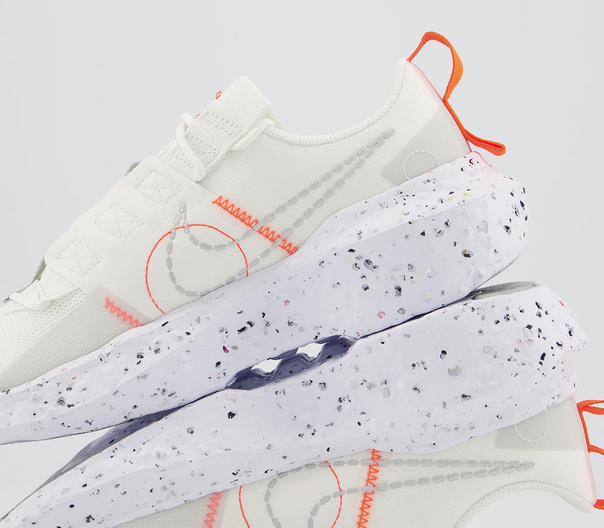 nike crater impact white orange