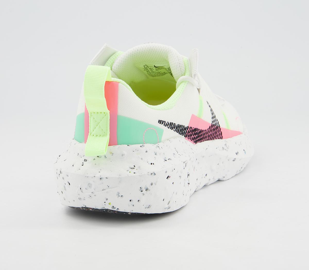 NikeCrater Impact TrainersWhite Black Green Sunset Pulse Barley Volt