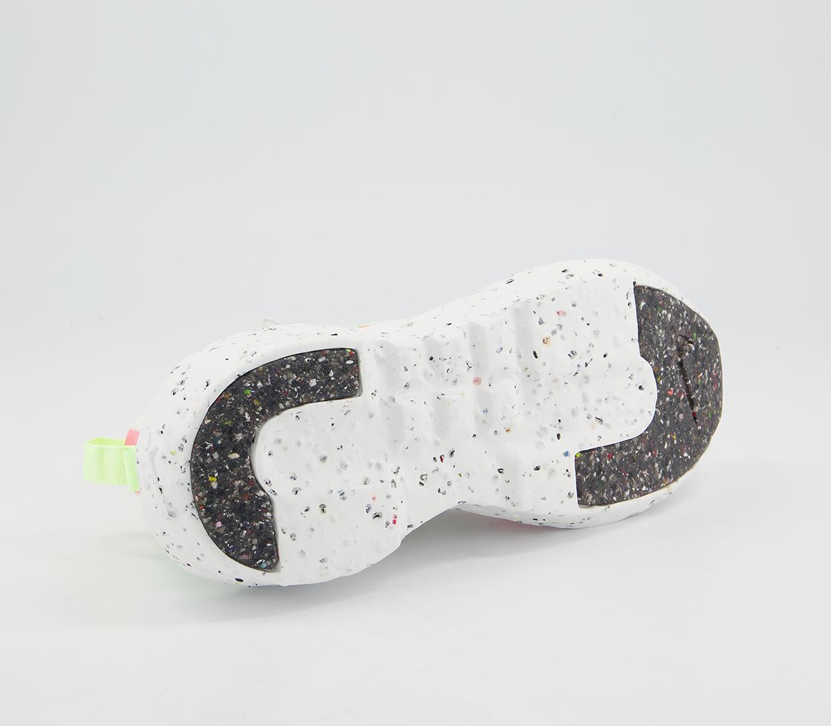 NikeCrater Impact TrainersWhite Black Green Sunset Pulse Barley Volt