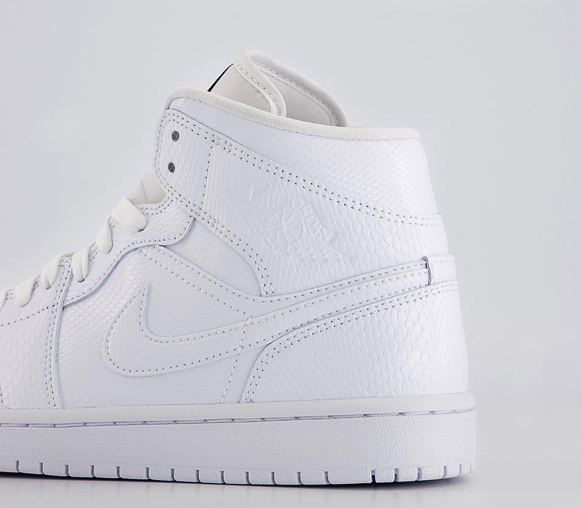 Jordan Air Jordan 1 Mid Trainers White Women's Trainers