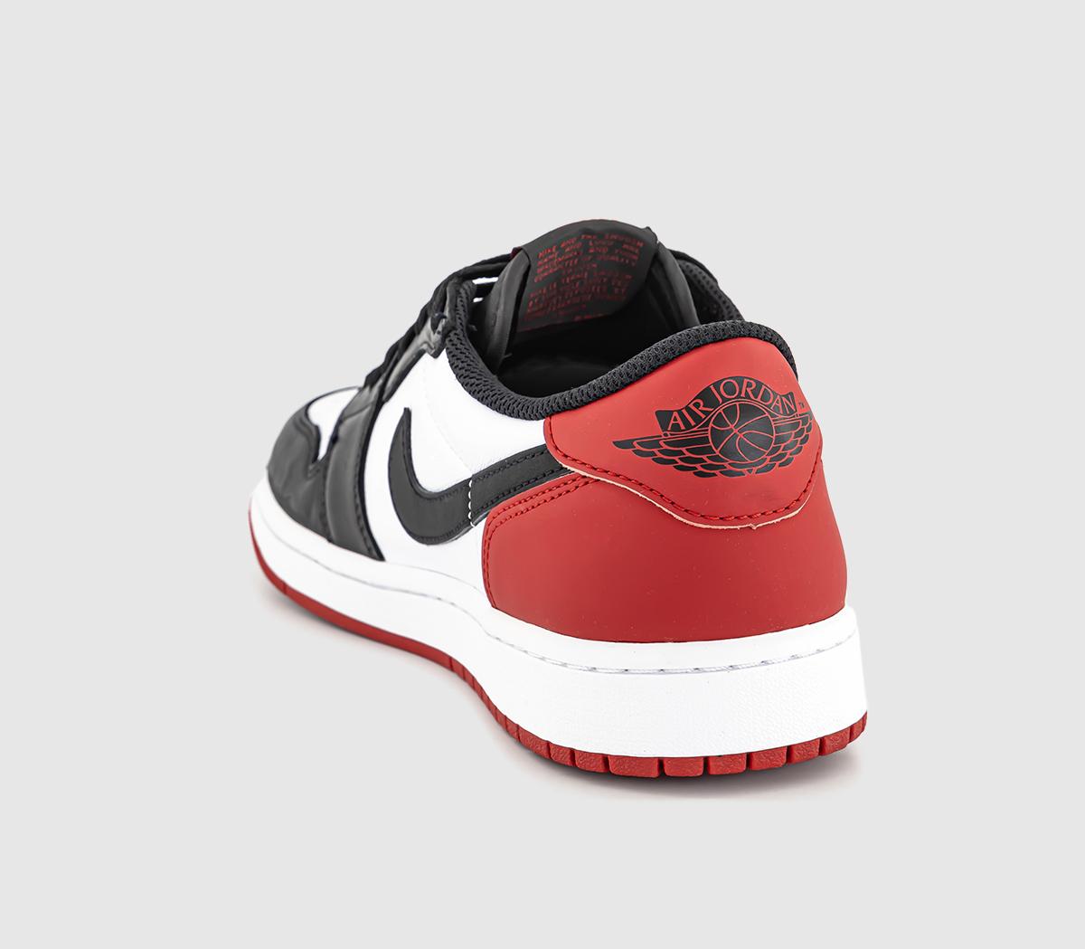 Jordan Air Jordan 1 Low Trainers White Black Varsity Red