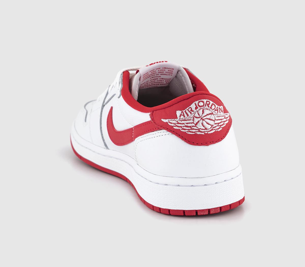 JordanAir Jordan 1 Low 85 TrainersWhite University Red White