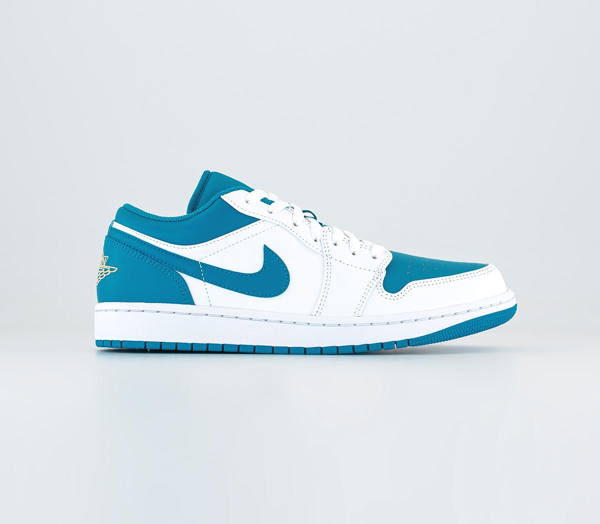 White and aqua on sale jordans