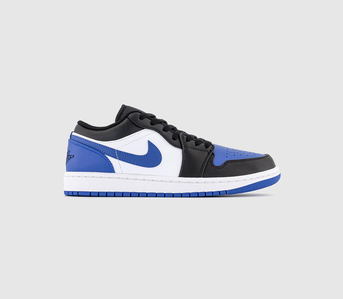 Air 1 Low Trainers White Royal Blue Black