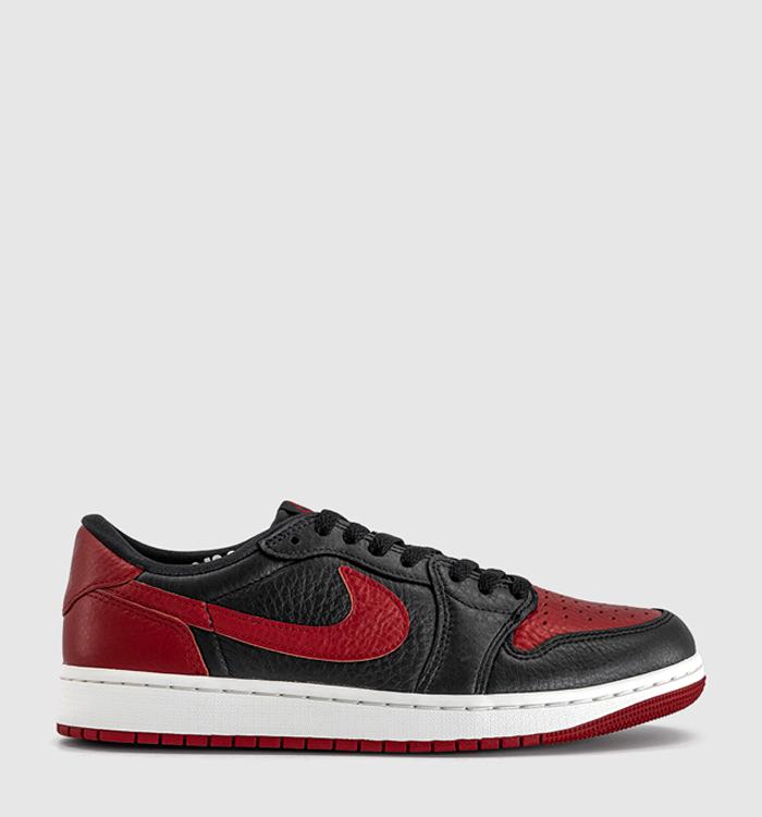 Jordan Air Jordan 1 Low OG Black Black Varsity Red Summit White