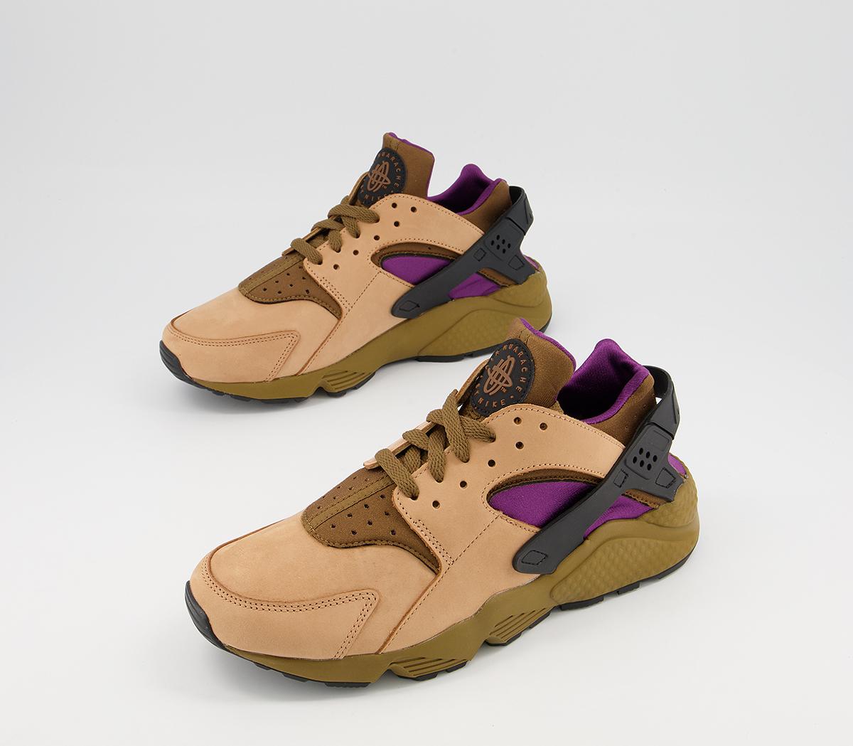 Nike Air Huarache Trainers Nike Air Huarache Trainers Praline Umber Vine Black