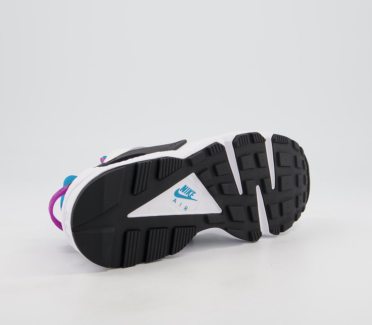 Nike Air Huarache Trainers Nike Air Huarache Trainers White Aquatone Deep Magenta Black