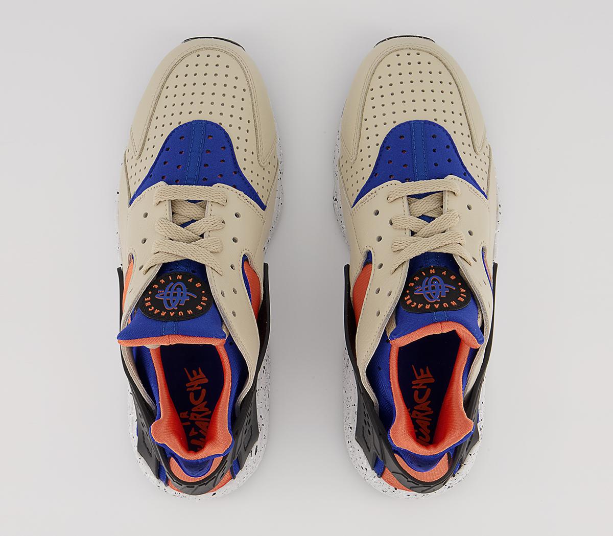 Nike Air Huarache Trainers Nike Air Huarache Trainers Rattan Hyper Royal Bright Mandarin Black Pure Plat