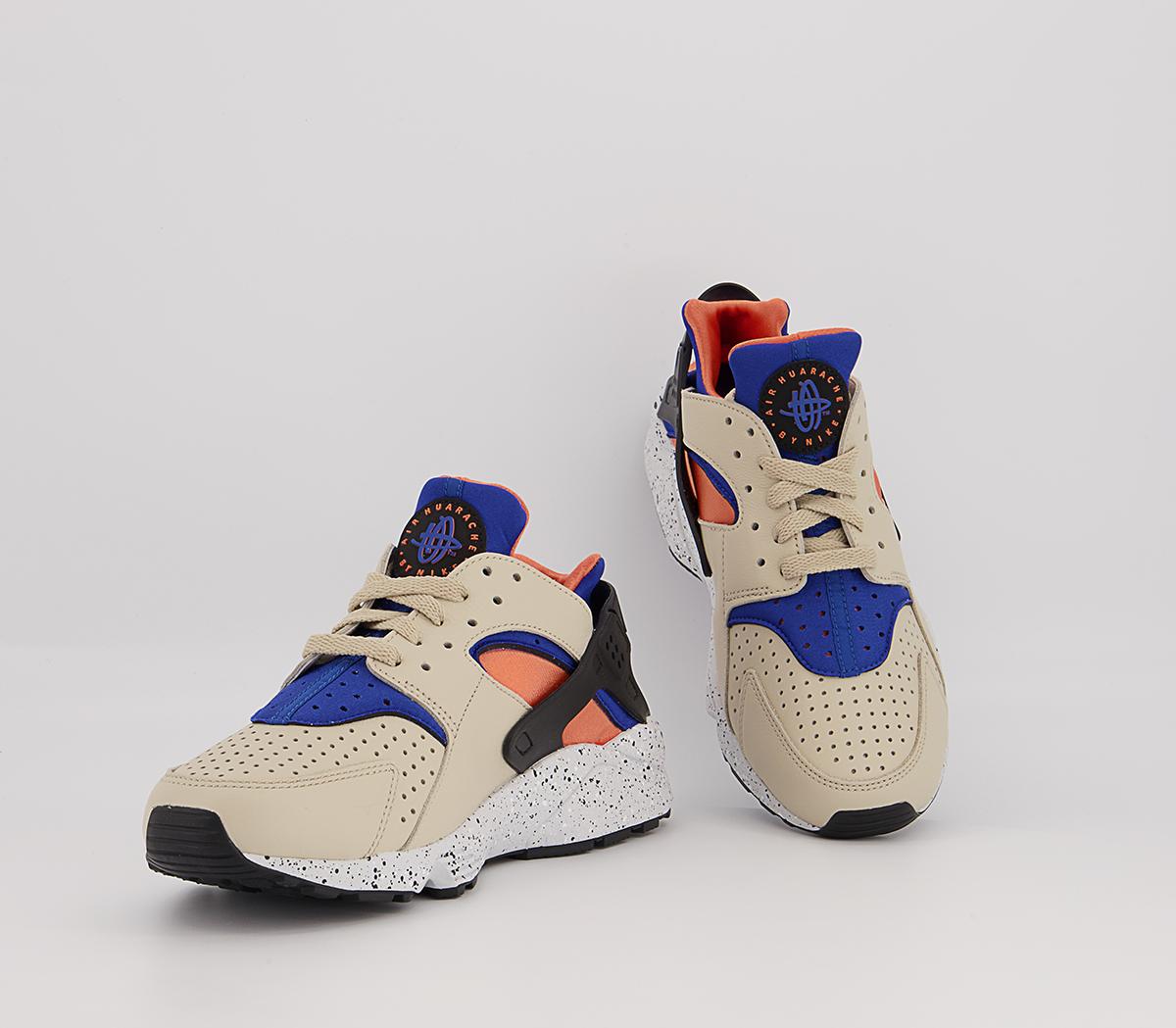 Nike Air Huarache Trainers Nike Air Huarache Trainers Rattan Hyper Royal Bright Mandarin Black Pure Plat
