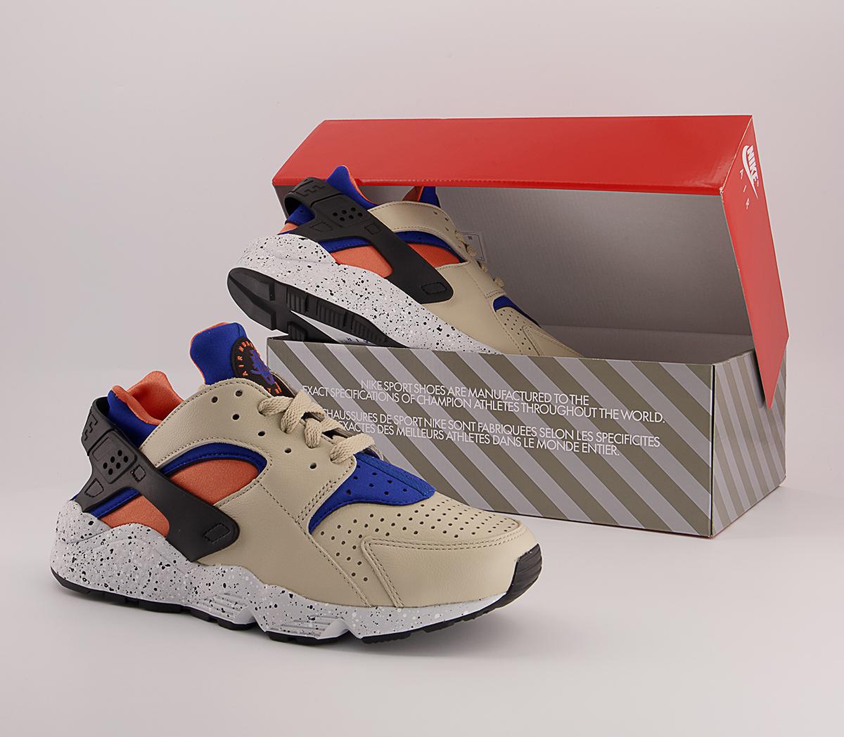 Nike Air Huarache Trainers Nike Air Huarache Trainers Rattan Hyper Royal Bright Mandarin Black Pure Plat