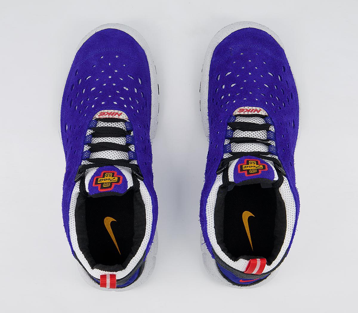 Nike Free Run Trail Trainers Nike Free Run Trail Trainers Concord Taxi Habanero Red White Black