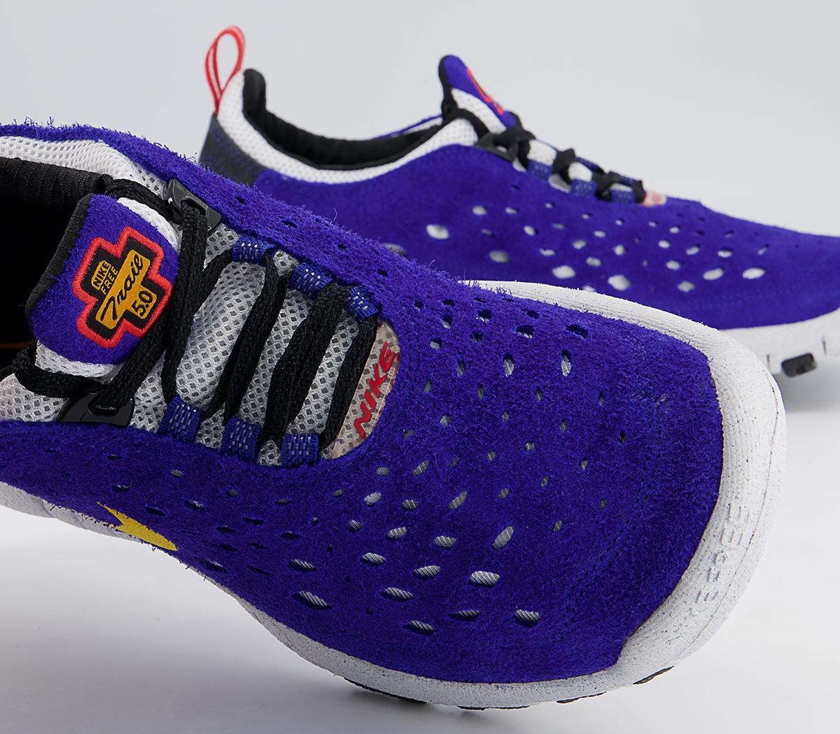Nike Free Run Trail Trainers Nike Free Run Trail Trainers Concord Taxi Habanero Red White Black