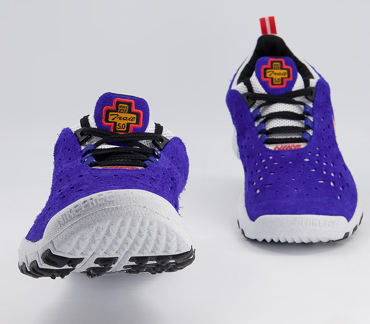 Nike Free Run Trail Trainers Nike Free Run Trail Trainers Concord Taxi Habanero Red White Black