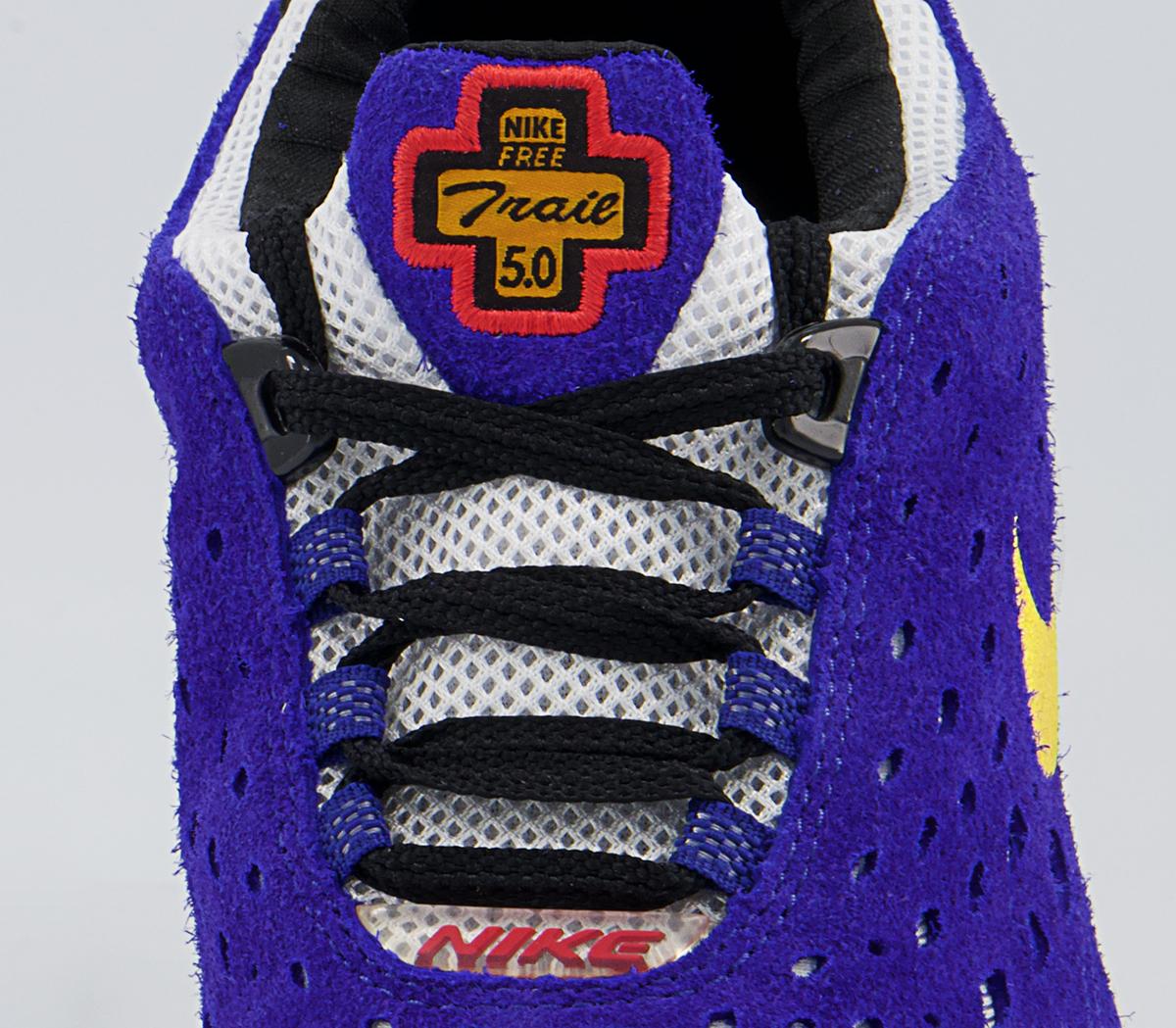 Nike Free Run Trail Trainers Nike Free Run Trail Trainers Concord Taxi Habanero Red White Black