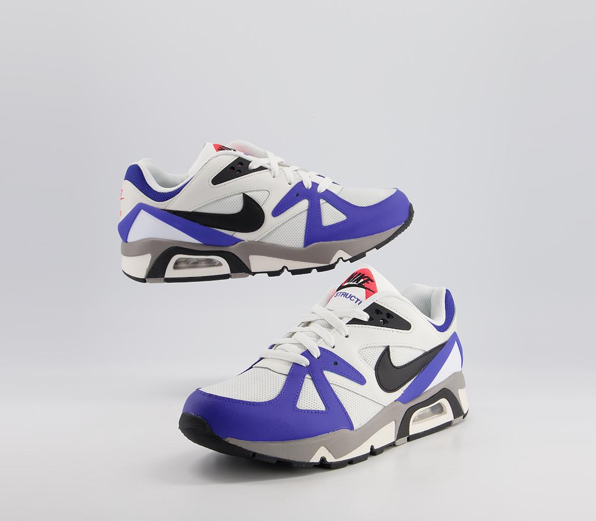 nike air structure mtlc summit wht black persian violet