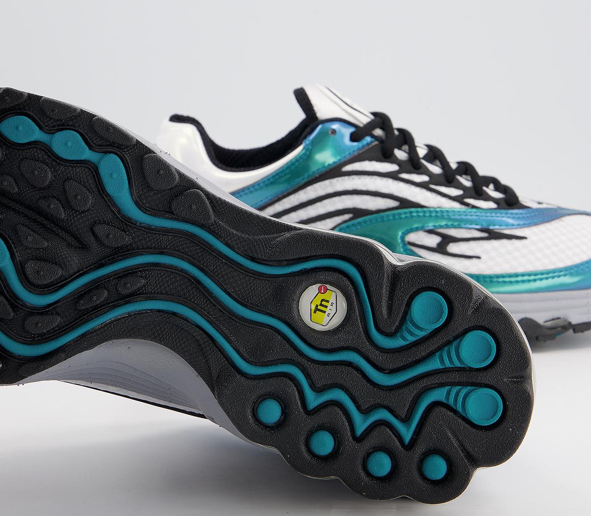 Nike Air Max Tn 99 Trainers Nike Air Max Tn 99 Trainers White Aqua Marine Black Wolf Grey