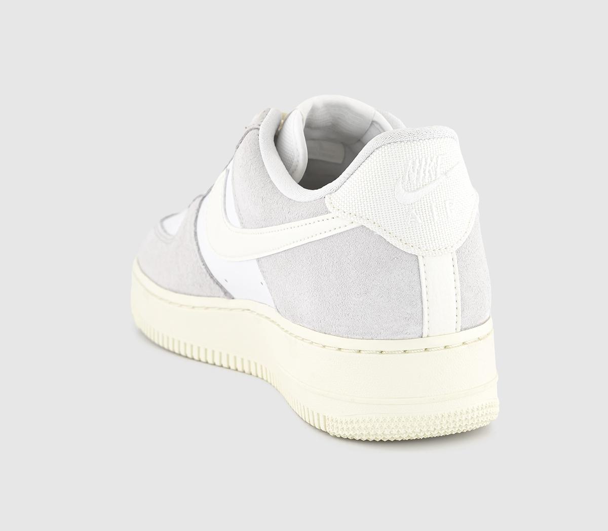 NikeAir Force 1 Lv8 Trainers White Sail Platinum Tint