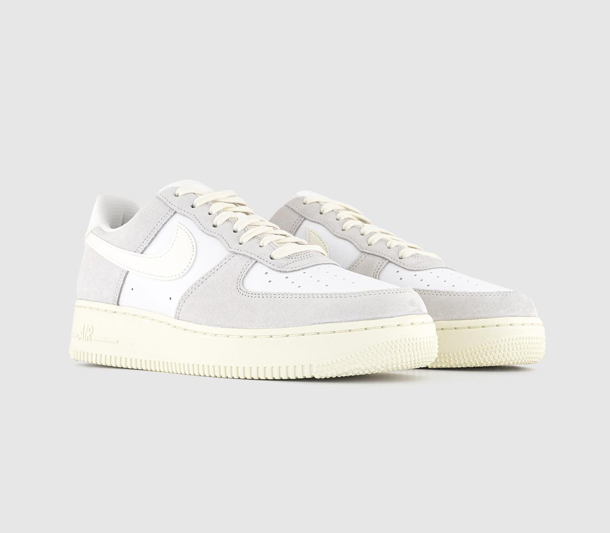 NikeAir Force 1 Lv8 Trainers White Sail Platinum Tint