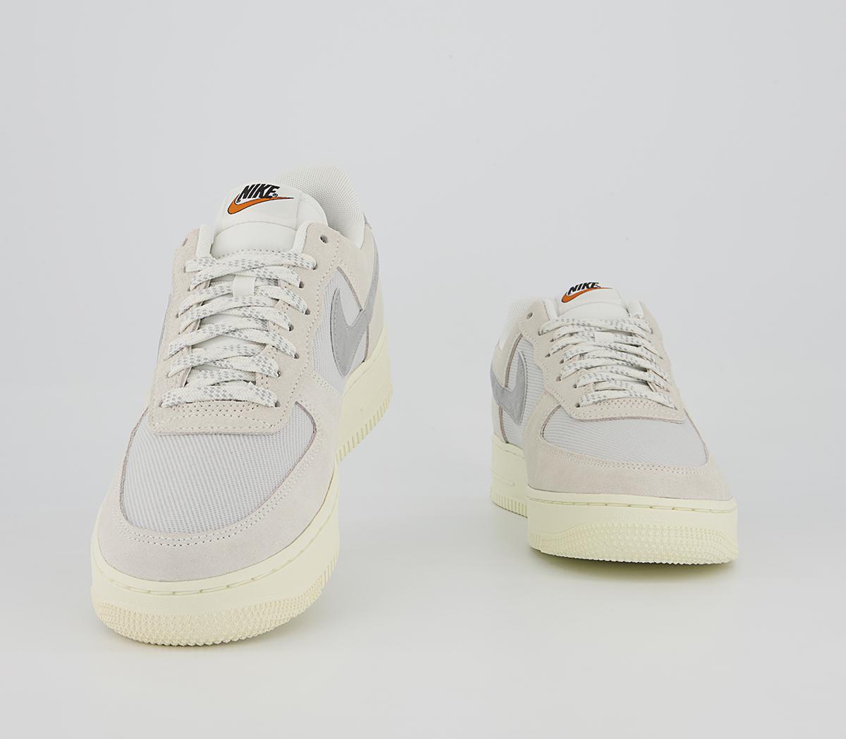 Nike Air Force 1 Lv8 Trainers Nike Air Force 1 Lv8 Trainers Sail Light Smoke Grey Photon Dust Alpha Orange Coc