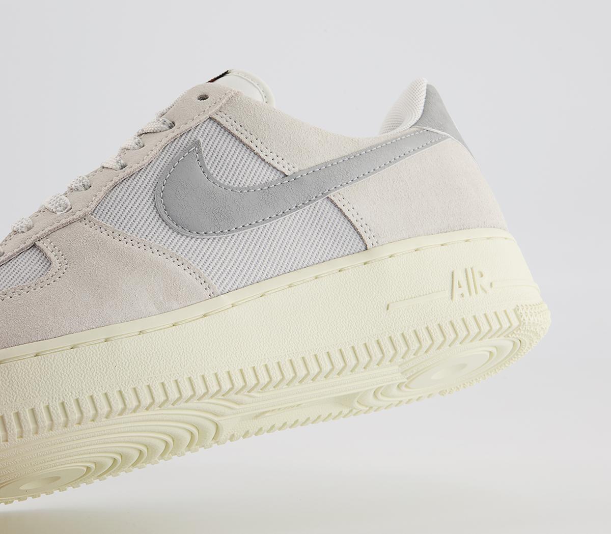 Nike Air Force 1 Lv8 Trainers Nike Air Force 1 Lv8 Trainers Sail Light Smoke Grey Photon Dust Alpha Orange Coc