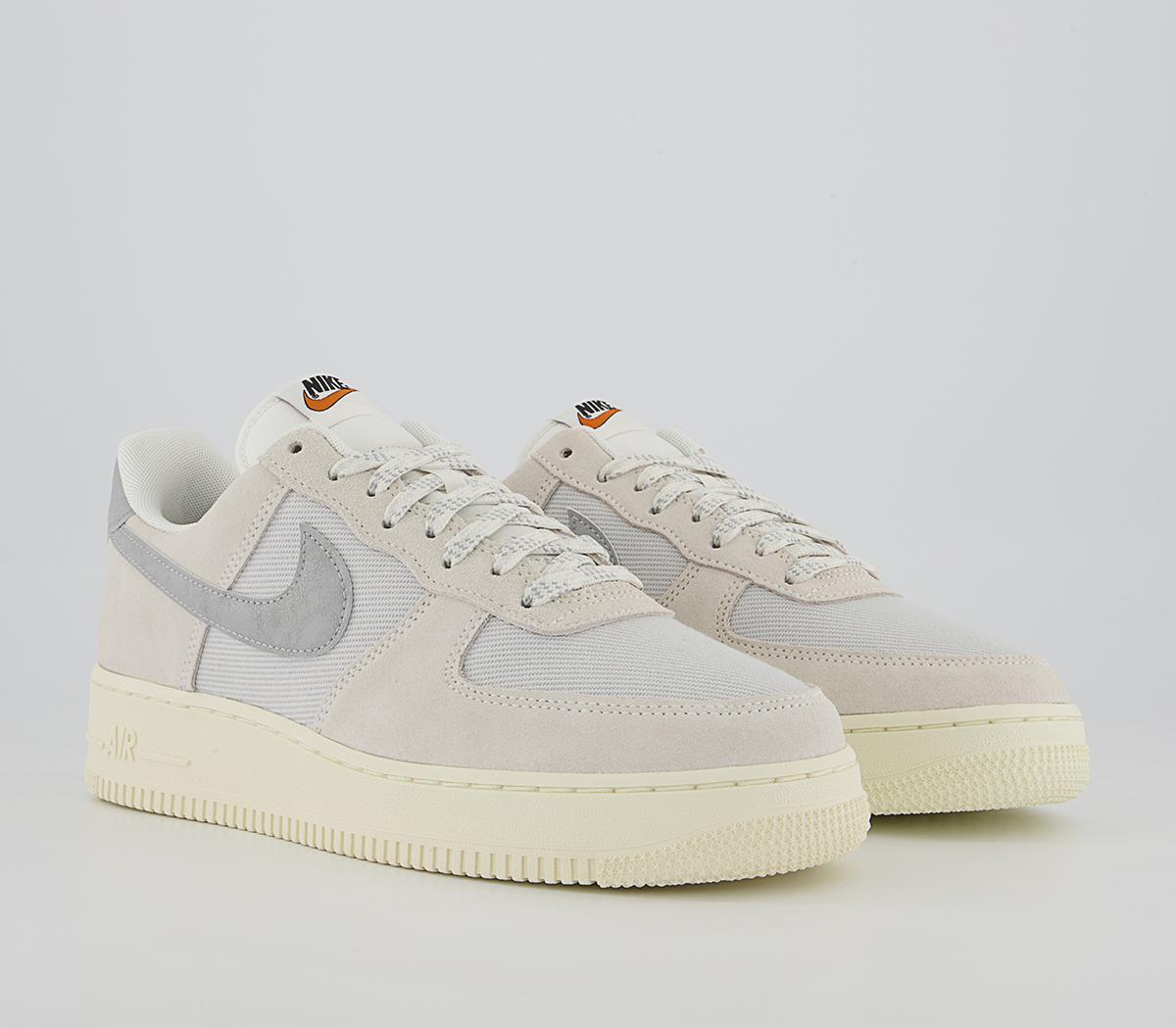 Nike Air Force 1 Lv8 Trainers Nike Air Force 1 Lv8 Trainers Sail Light Smoke Grey Photon Dust Alpha Orange Coc