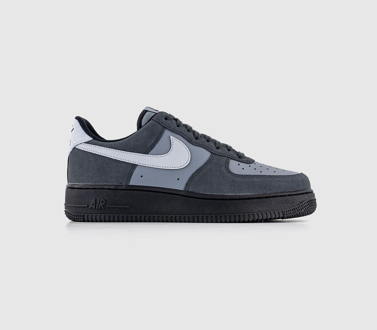 Air Force 1 Lv8 Trainers Antrhacite Wolf Grey Cool Grey Black