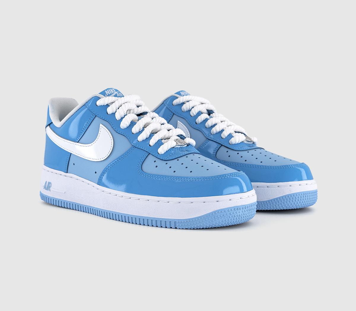 NikeAir Force 1 LV8 Psychic Blue White University Blue