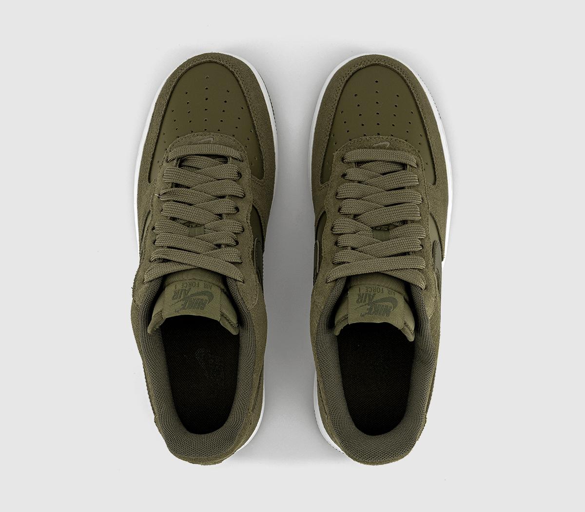 NikeAir Force 1 Lv8 TrainersMed Olive Cargo Khaki White