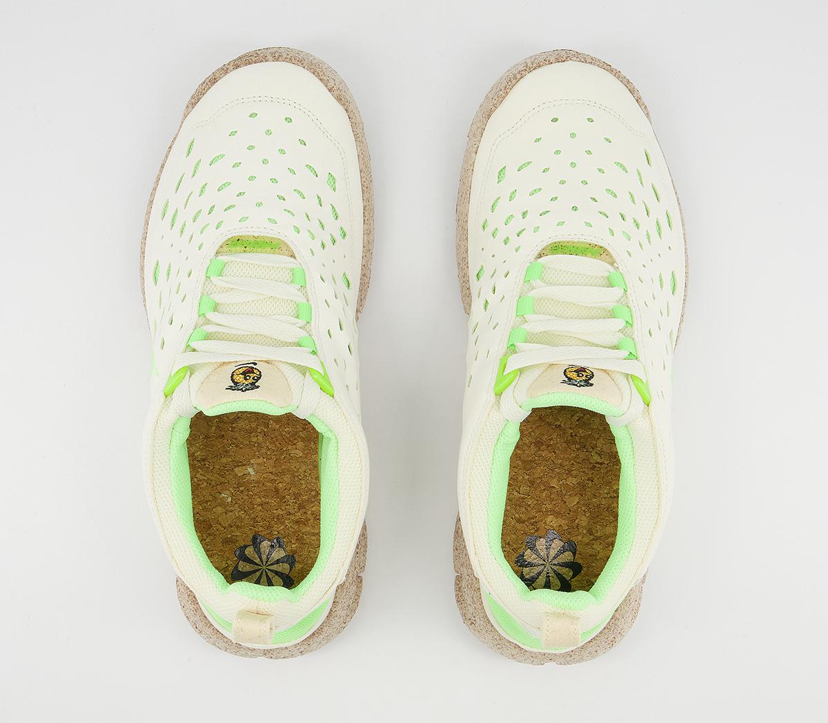 Nike Free Run Trial Trainers Nike Free Run Trial Trainers Coconut Milk Lime Glow Gold Black