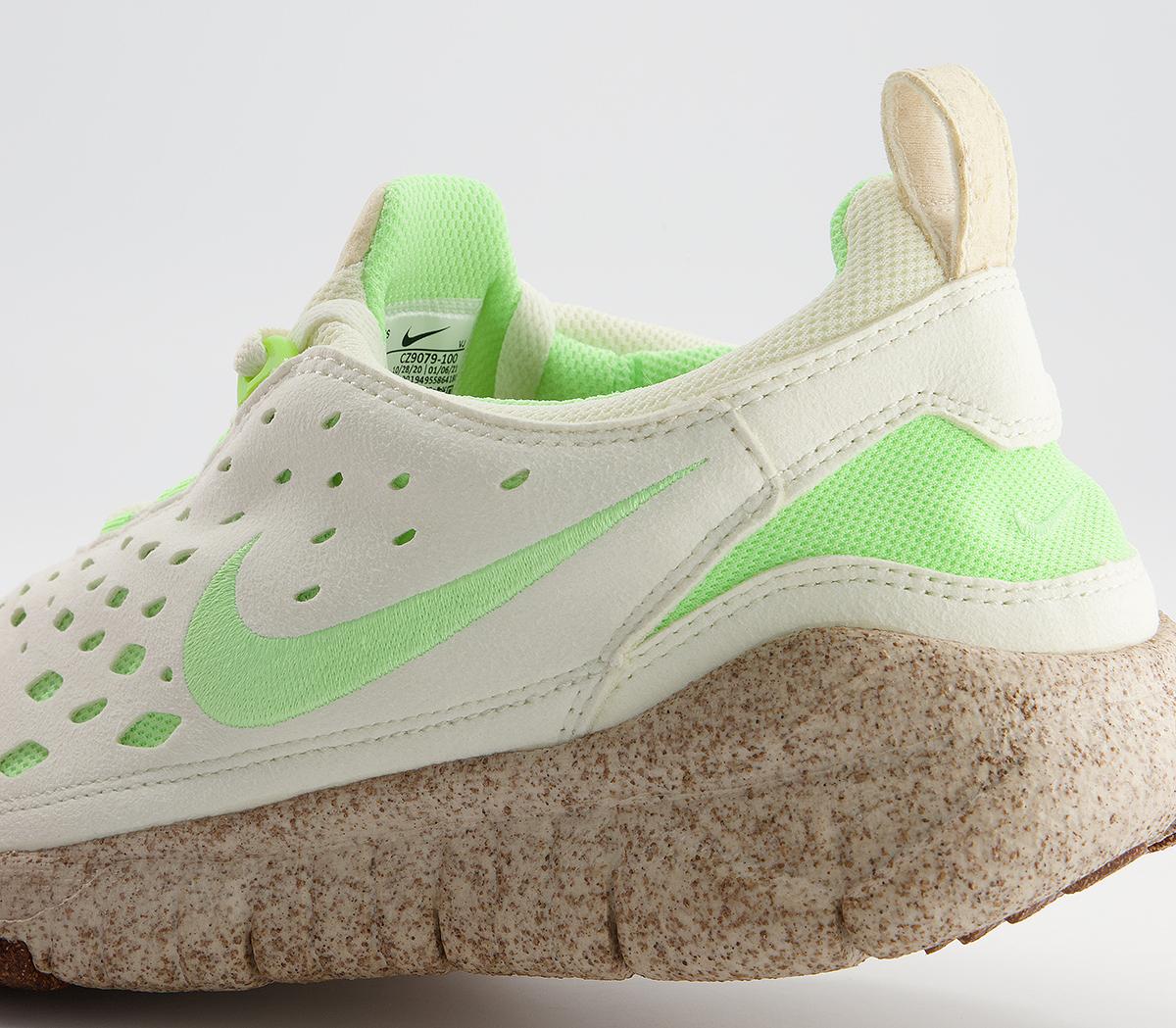Nike Free Run Trial Trainers Nike Free Run Trial Trainers Coconut Milk Lime Glow Gold Black