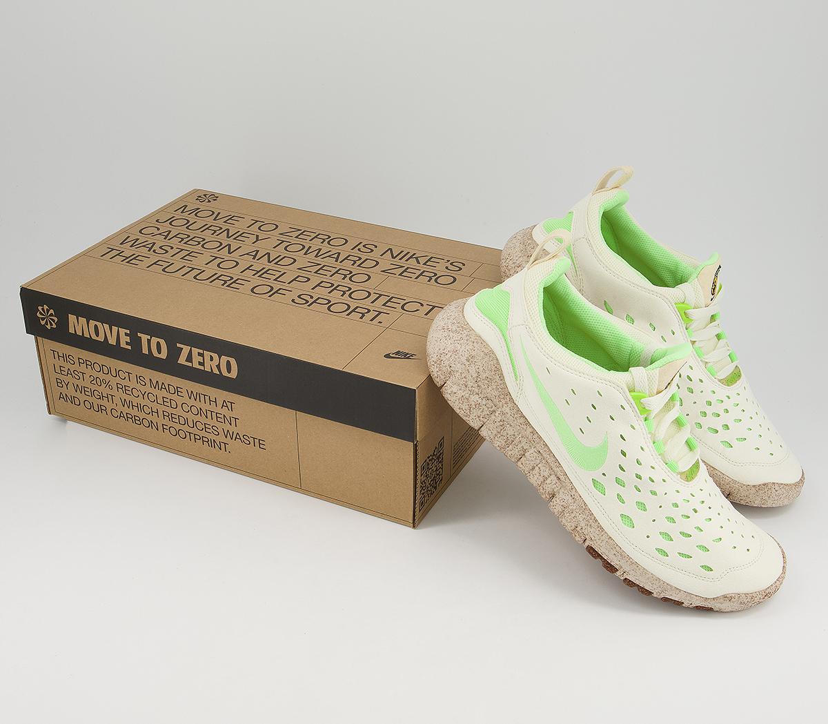 Nike Free Run Trial Trainers Nike Free Run Trial Trainers Coconut Milk Lime Glow Gold Black