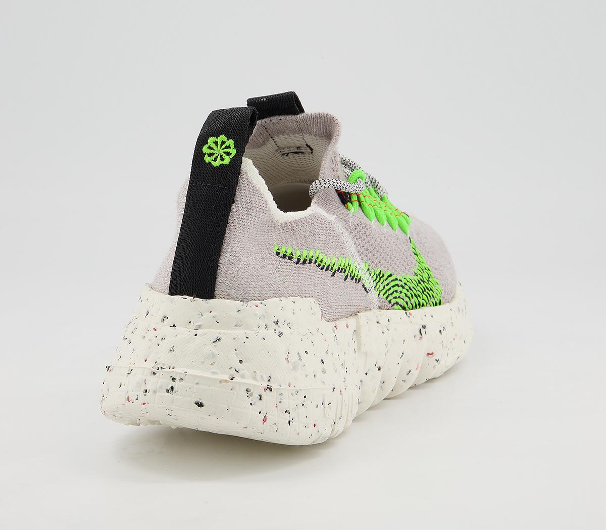 Nike Space Hippie 01 Trainers Nike Space Hippie 01 Trainers Vast Grey Electric Green Black